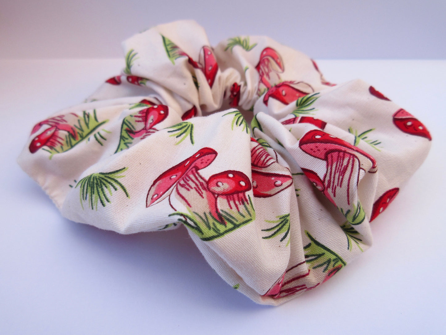Red Toadstool Scrunchie