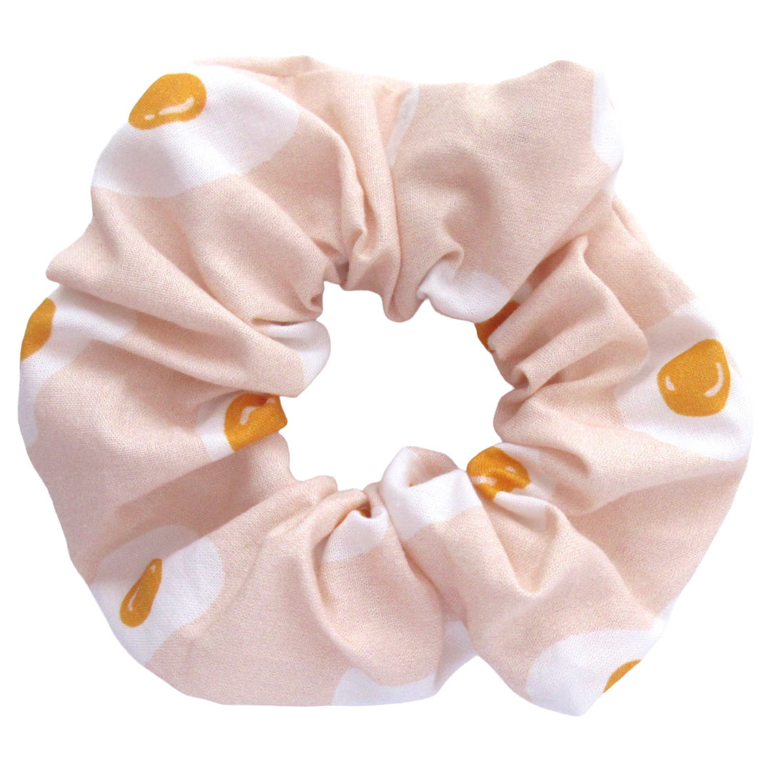 Fried Egg Print Scrunchie