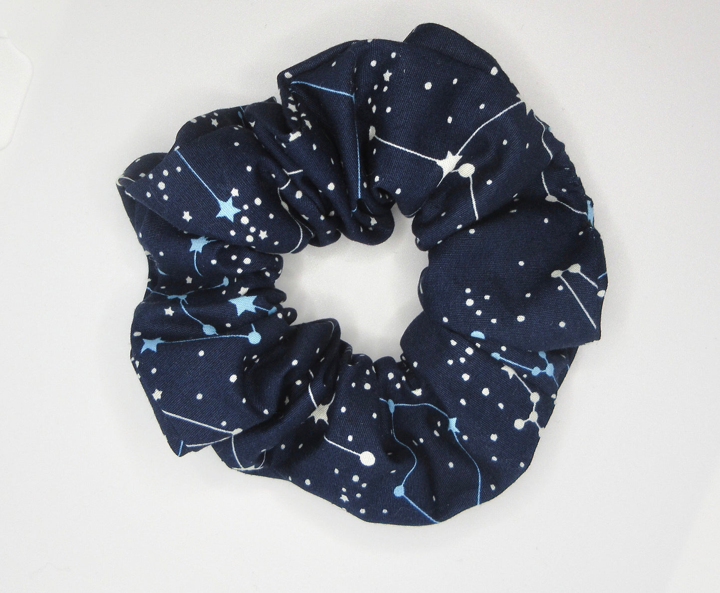 Navy Star Constellation Scrunchie