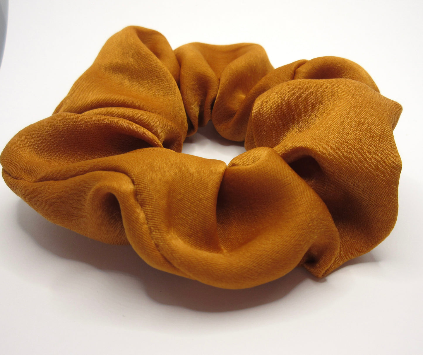 Burnt Orange Matte Satin Scrunchie