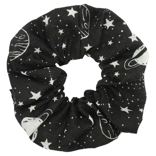Black Star and Planet Scrunchie