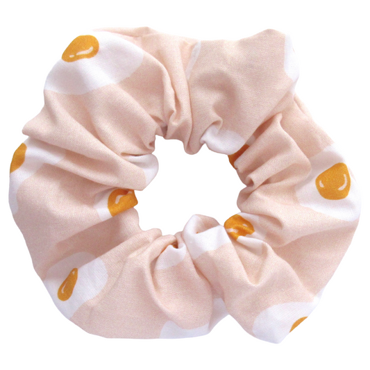 Fried Egg Print Scrunchie