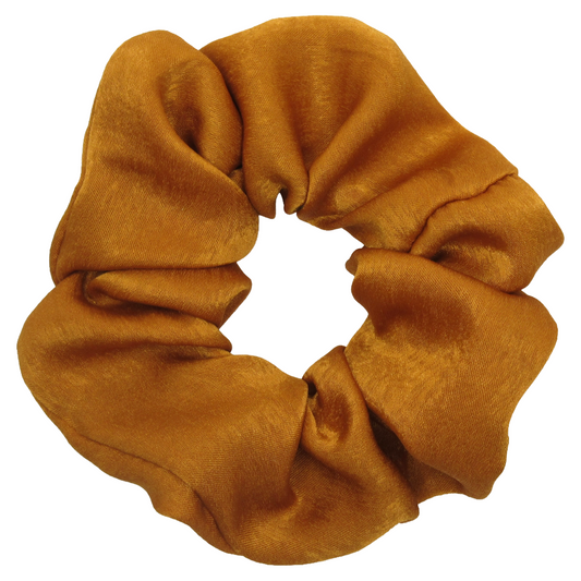 Burnt Orange Matte Satin Scrunchie