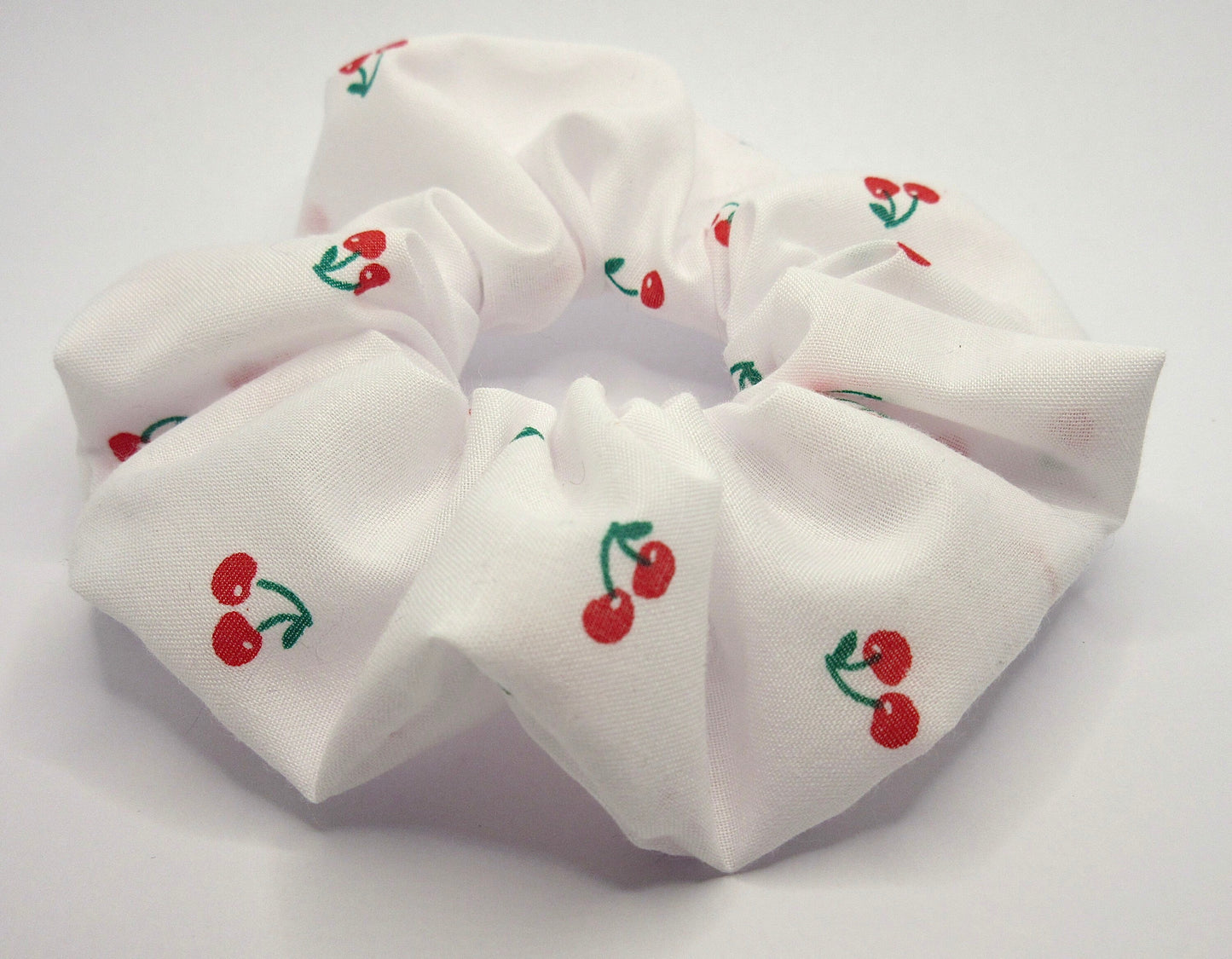 Mini Cherry Print Scrunchie